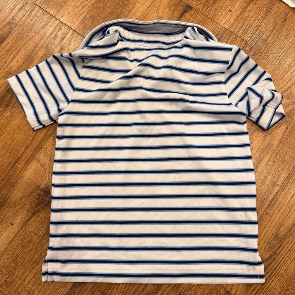 Polo Ralph Lauren Kids Shirts Bundle 5pc Size 4T Orange White Striped Polos Tees - Picture 7 of 16